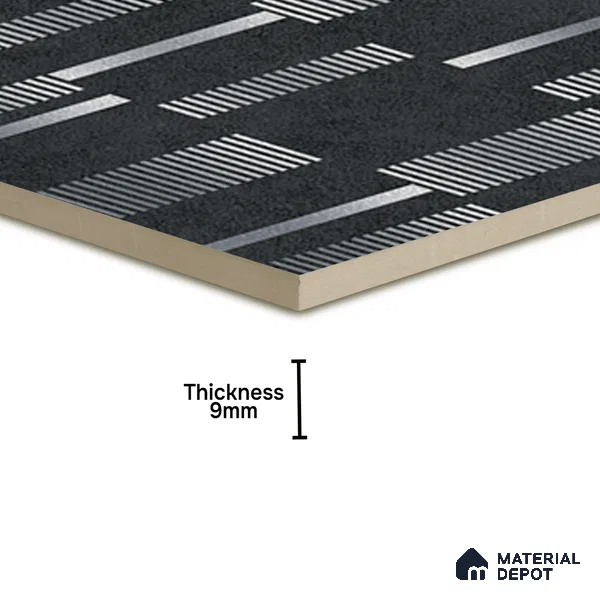 Highlighter Tiles  Tile TL 07251 D Plana 8014 GLM (Gold) 1 ft x 1 ft Ceramic Matte Finish - 9 mm  | 2 mm Spacer is Mandatory (Sample)